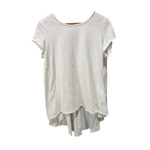 NWT Mustard Seed White High-Low Short Sleeve Tunic Size Medium